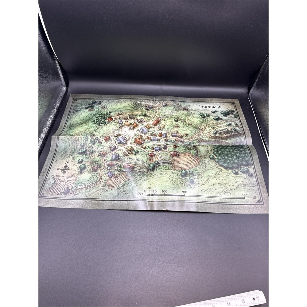 D&D Double Sided Map Sword Coast And Phandalin Dungeons & Dragons